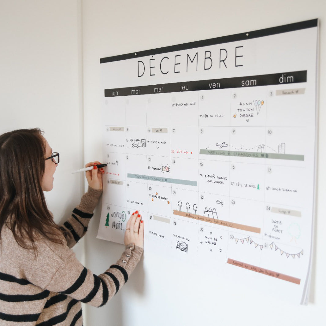 Calendrier Mural Géant Papier