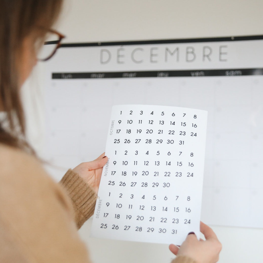 Calendrier Mural Géant Papier