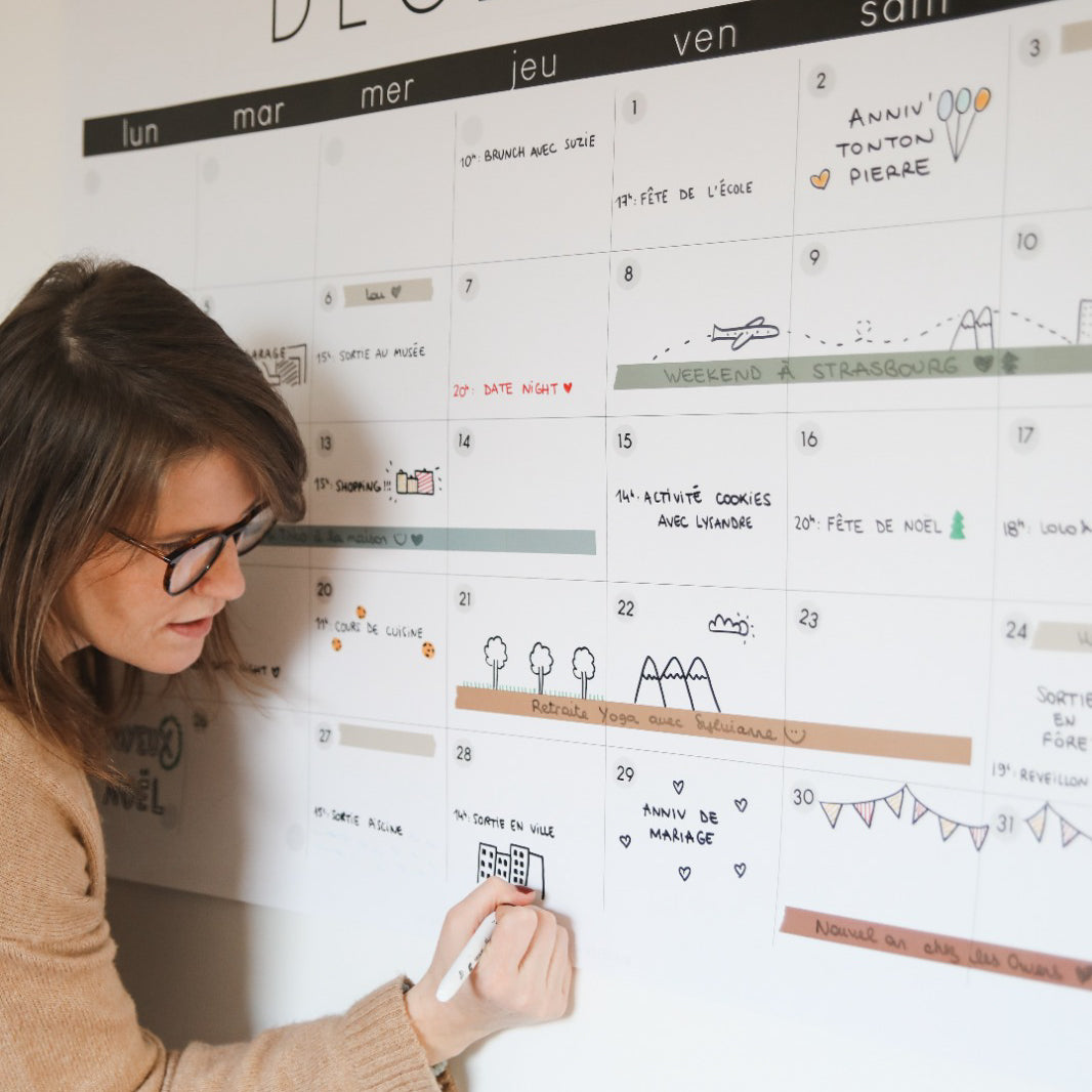 Calendrier Mural Géant Papier