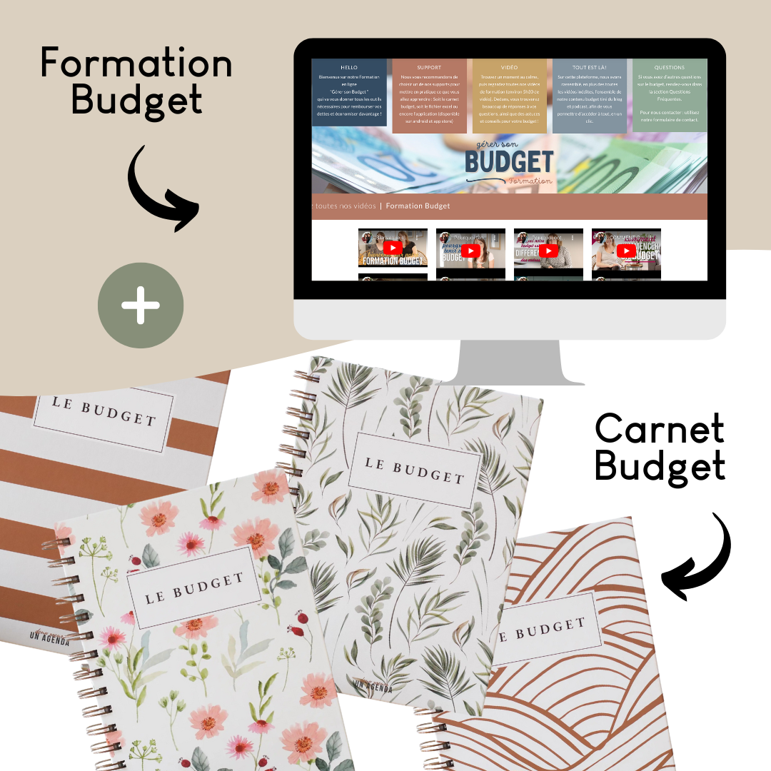 Pack Formation + Carnet budget papier