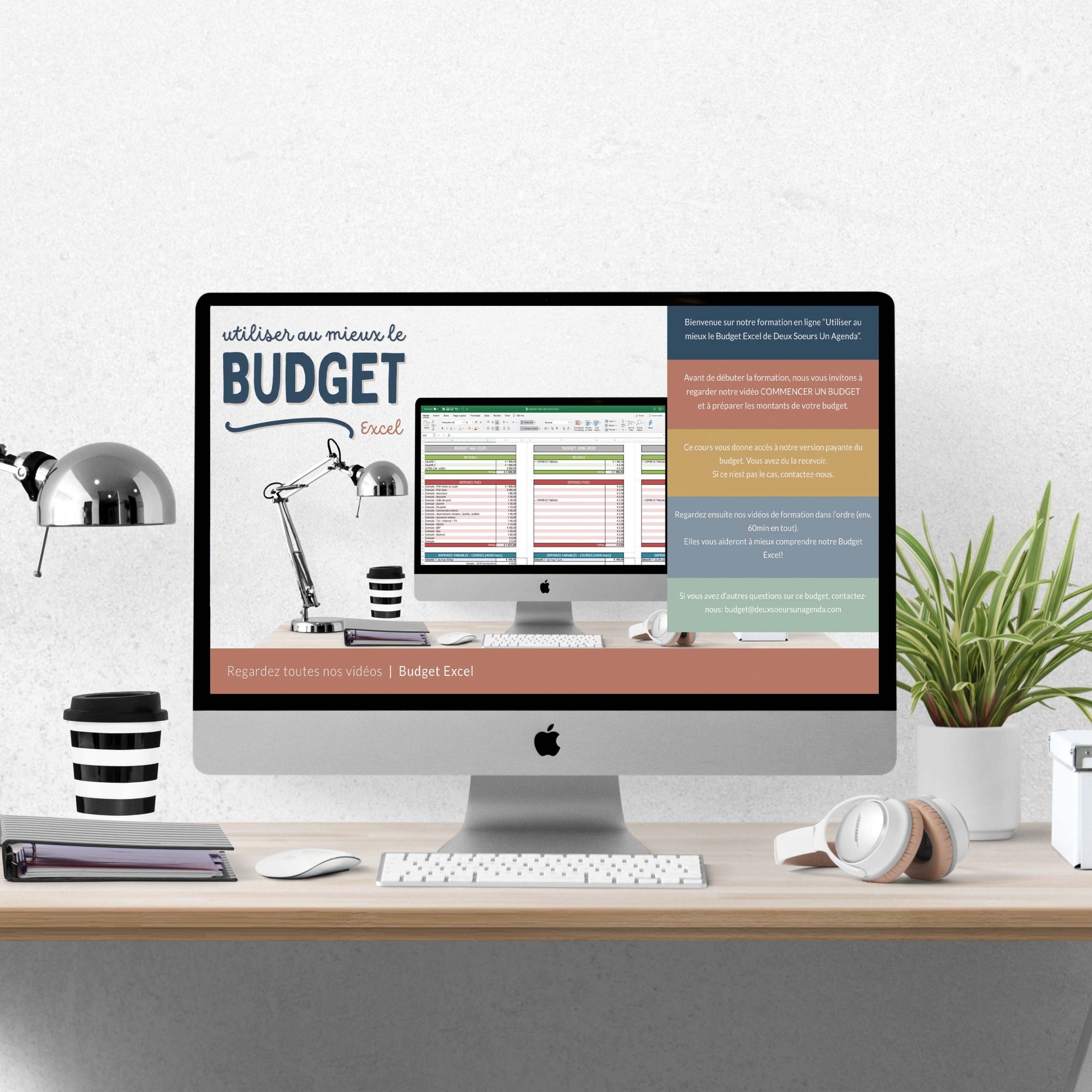 Pack Formation + Cours Budget + Fichier Excel