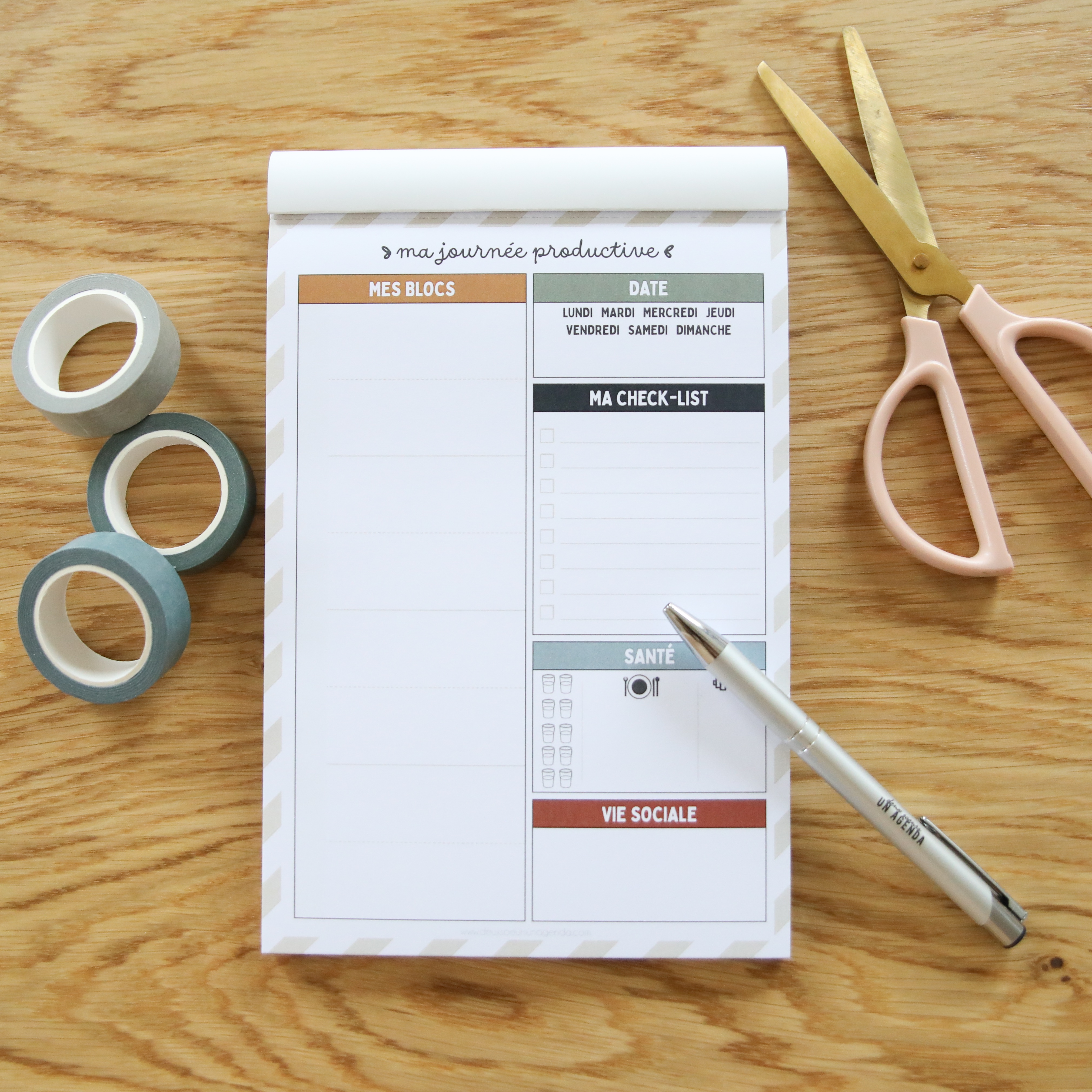 Mes outils d'organisation pour un quotidien plus serein – agenda, carnets  et calendrier