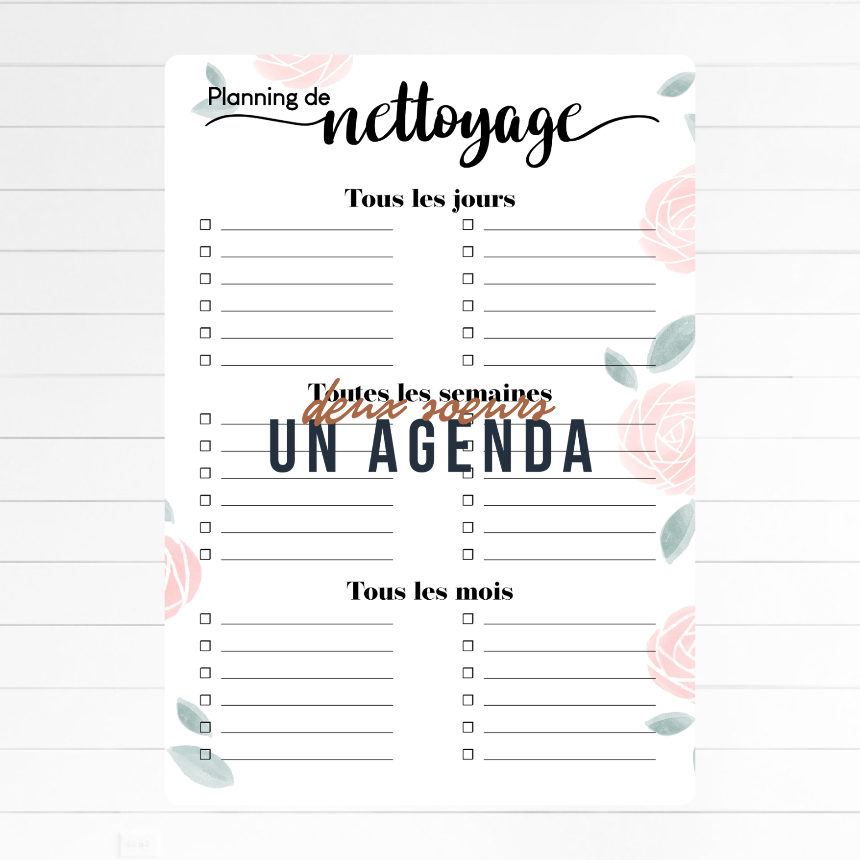 Mon Agenda Organisateur - Carnet idéal pour rester bien organisé !: 140  pages - 15 X 22 cm - Sections pour : To Do List, Liste de Courses et Menus  pour chaque